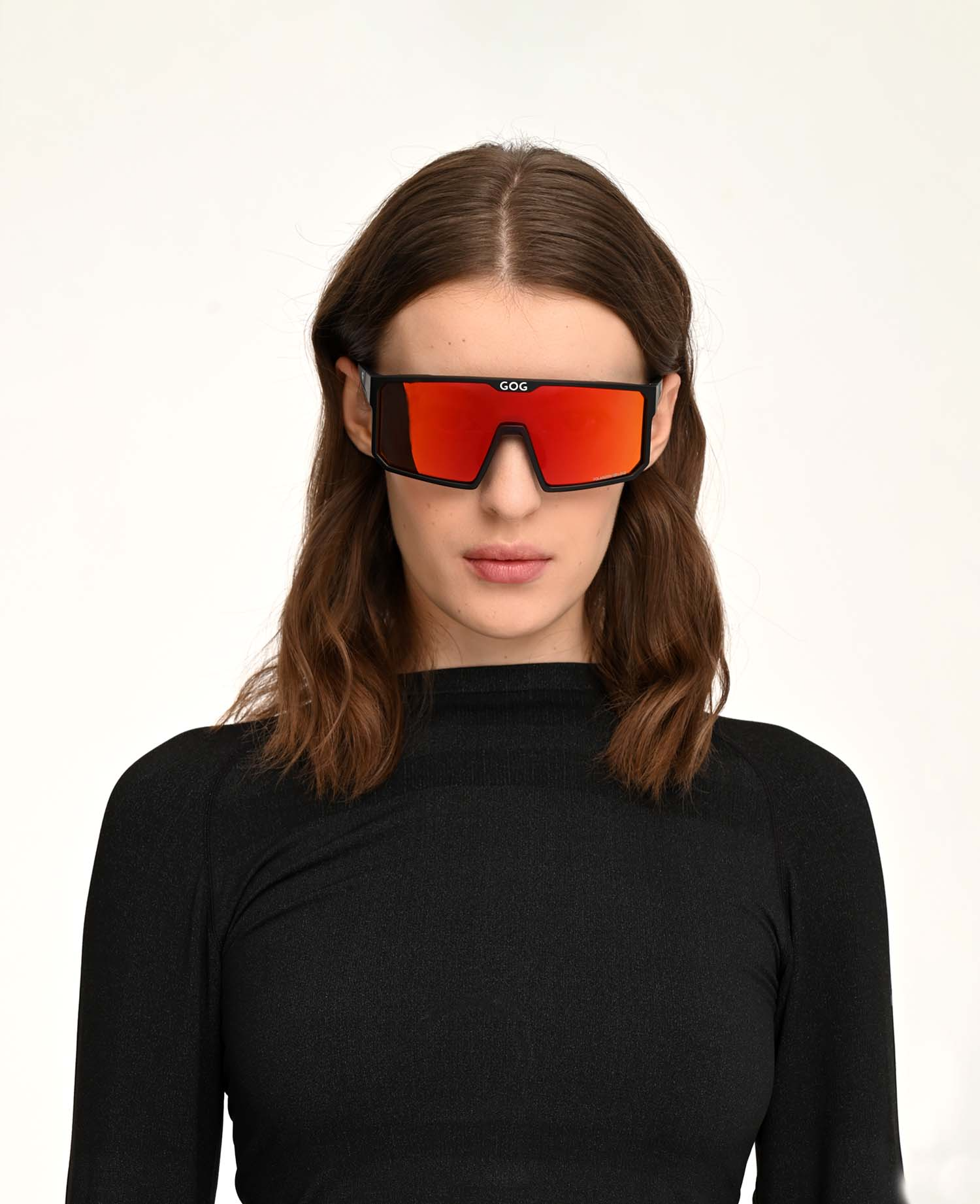 Купить Спортивные очки GOG Maat / Matt Black / Polarized Reflex Red, e545-3p 7ft.ru в интернет магазине Семь Футов