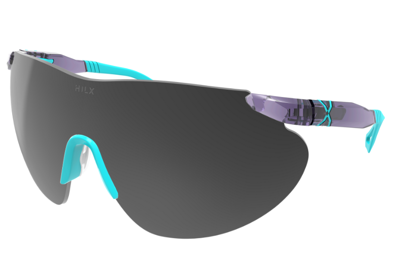 Купить Спортивные очки HILX Domain Shiny Crystal Purple / Black Mirror Lens, hdm06202-dmbk3 7ft.ru в интернет магазине Семь Футов