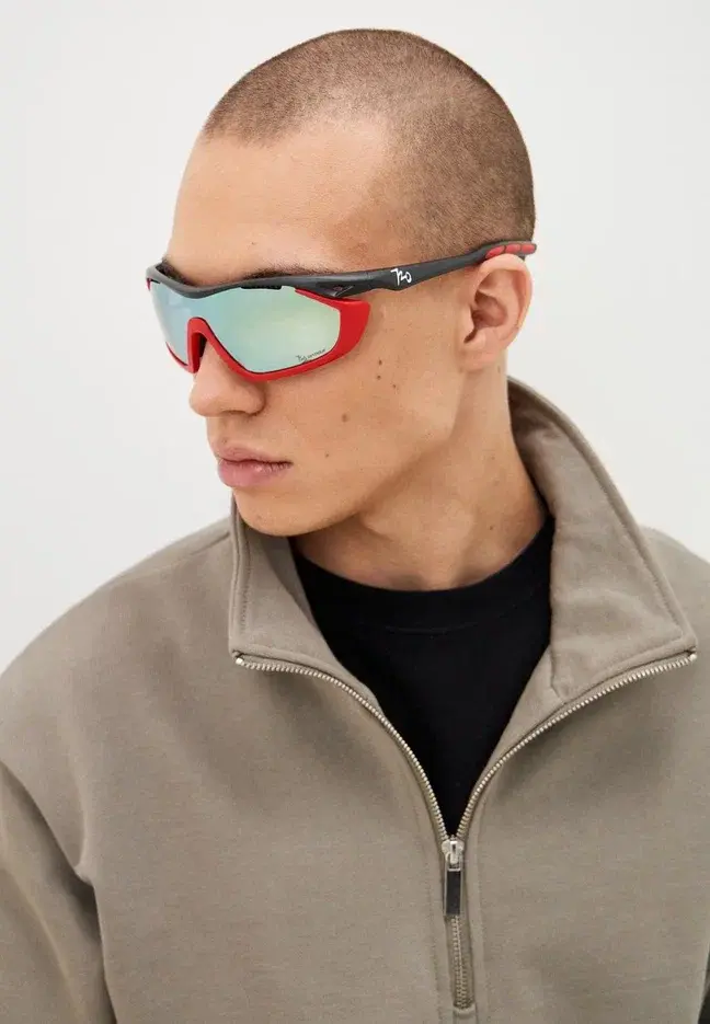 Купить Спортивные очки с диоптриями 720armour Analog Pro / Matte Dark Grey / Matte Carmine Gasket / Smoke Full Blue White Lens, rx-234/b355g-10 7ft.ru в интернет магазине Семь Футов