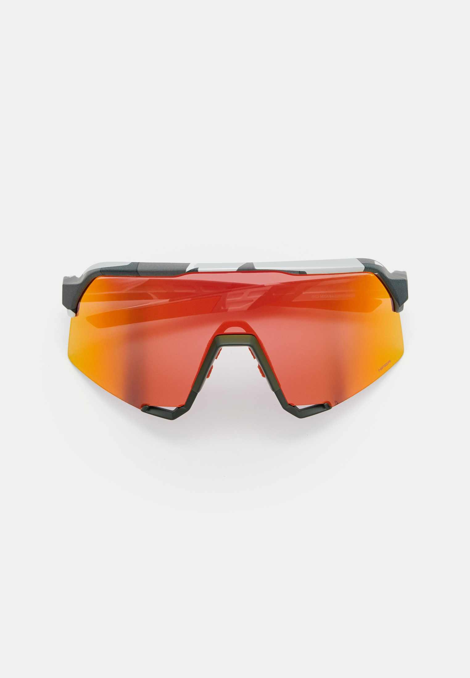 Купить Спортивные очки с диоптриями 100% S3 - Soft Tact Grey Camo - HiPER Red Multilayer Mirror Lens, rx-056/60005-00001 7ft.ru в интернет магазине Семь Футов