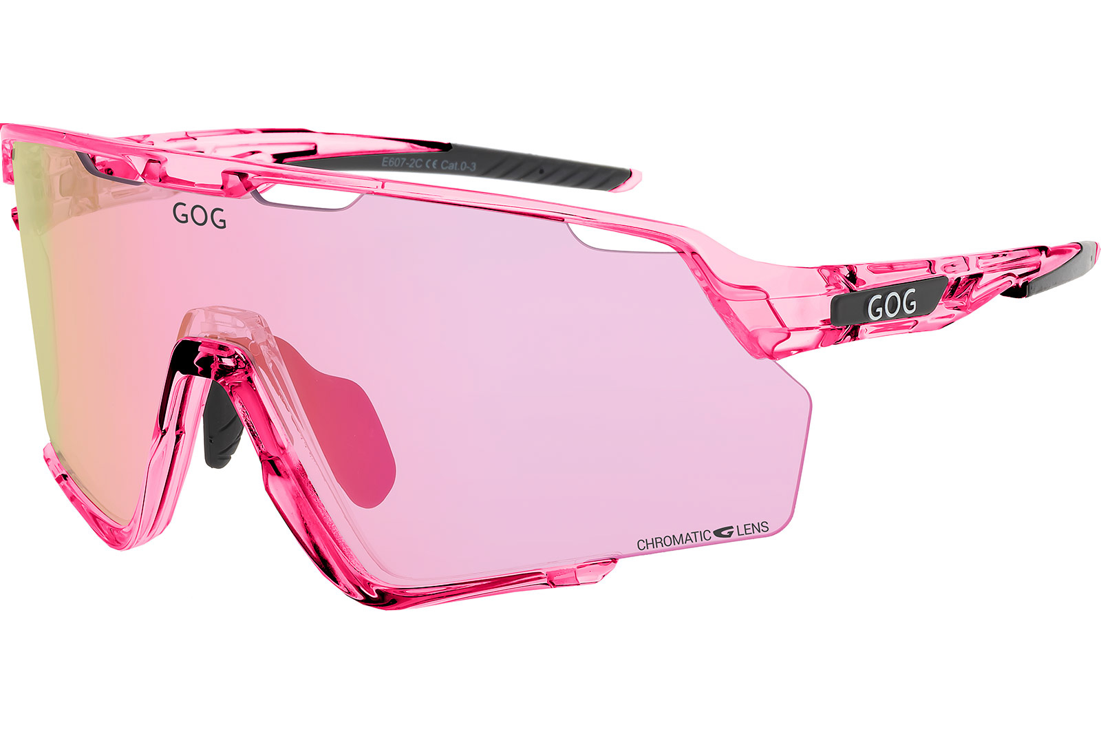 Купить Спортивные очки с диоптриями GOG Prometheus / Photochromic Pink/Black / Reflex Pink, rx-960/e607-2c 7ft.ru в интернет магазине Семь Футов