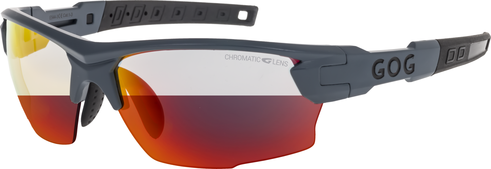 Купить Спортивные очки GOG Steno C / Matt Grey-Black / Photochromic Red Lens, e544-3c 7ft.ru в интернет магазине Семь Футов