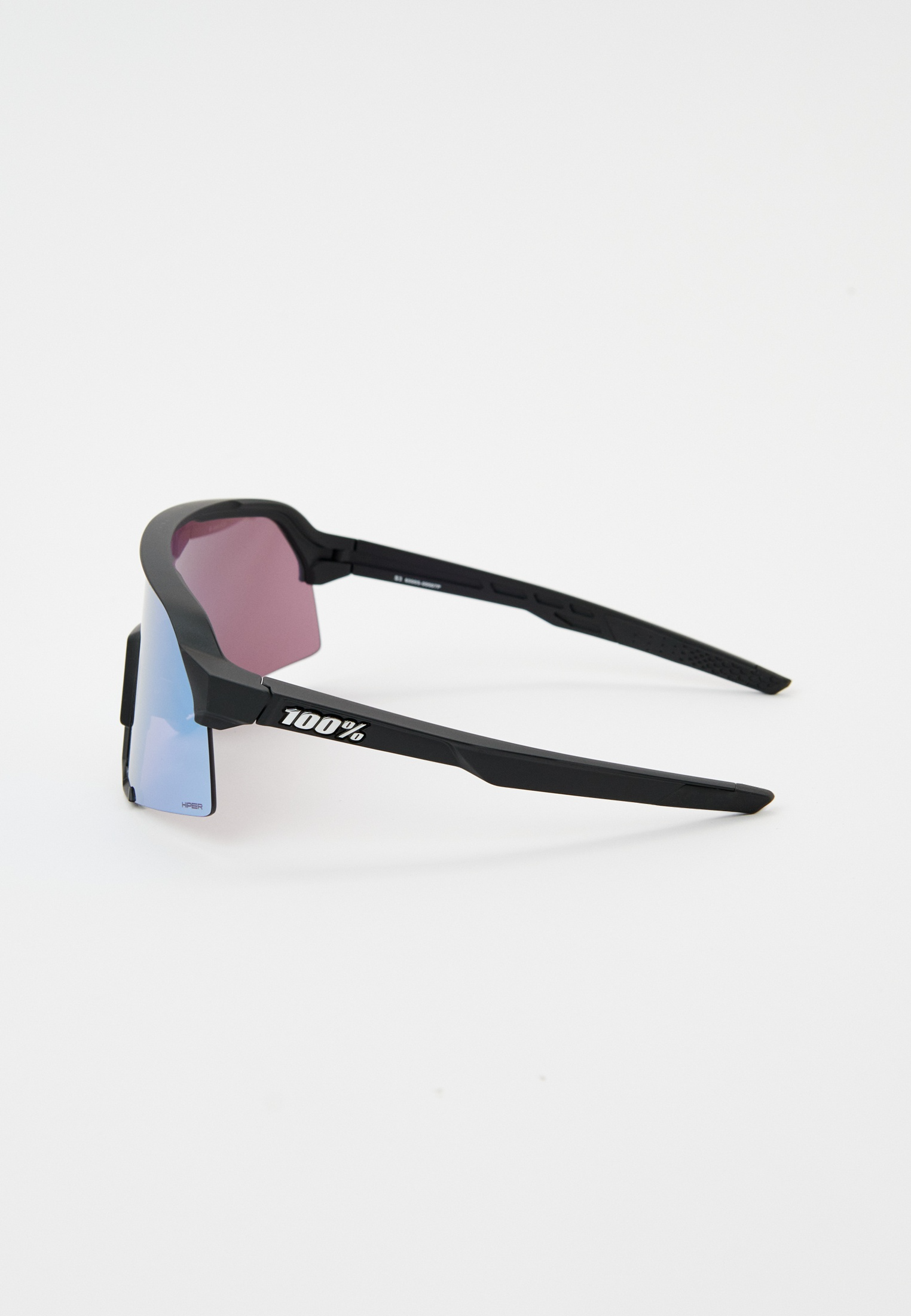 Купить Спортивные очки с диоптриями 100% S3 Matte Black / HiPER Blue Mirror Lens, rx-056/60005-00007 7ft.ru в интернет магазине Семь Футов