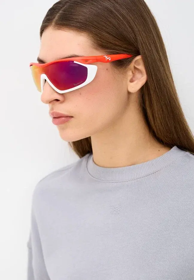 Купить Спортивные очки с диоптриями 720armour Analog Pro / Matte Neon Red Orange / Matte White Gasket / Smoke Full Red Ti Lens, rx-234/b355g-3 7ft.ru в интернет магазине Семь Футов