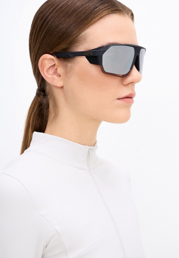 Купить Спортивные очки с диоптриями 100% Norvik / Soft Tact Crystal Black / HiPER Crimson Silver Mirror Lens, rx-018/60031-00001 7ft.ru в интернет магазине Семь Футов
