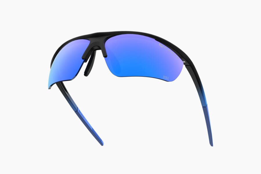 Купить Спортивные очки Demetz Relief M / Matte Black / Matte Blue Brown with Blue Mirror Cat.3, relief5154bf63 7ft.ru в интернет магазине Семь Футов