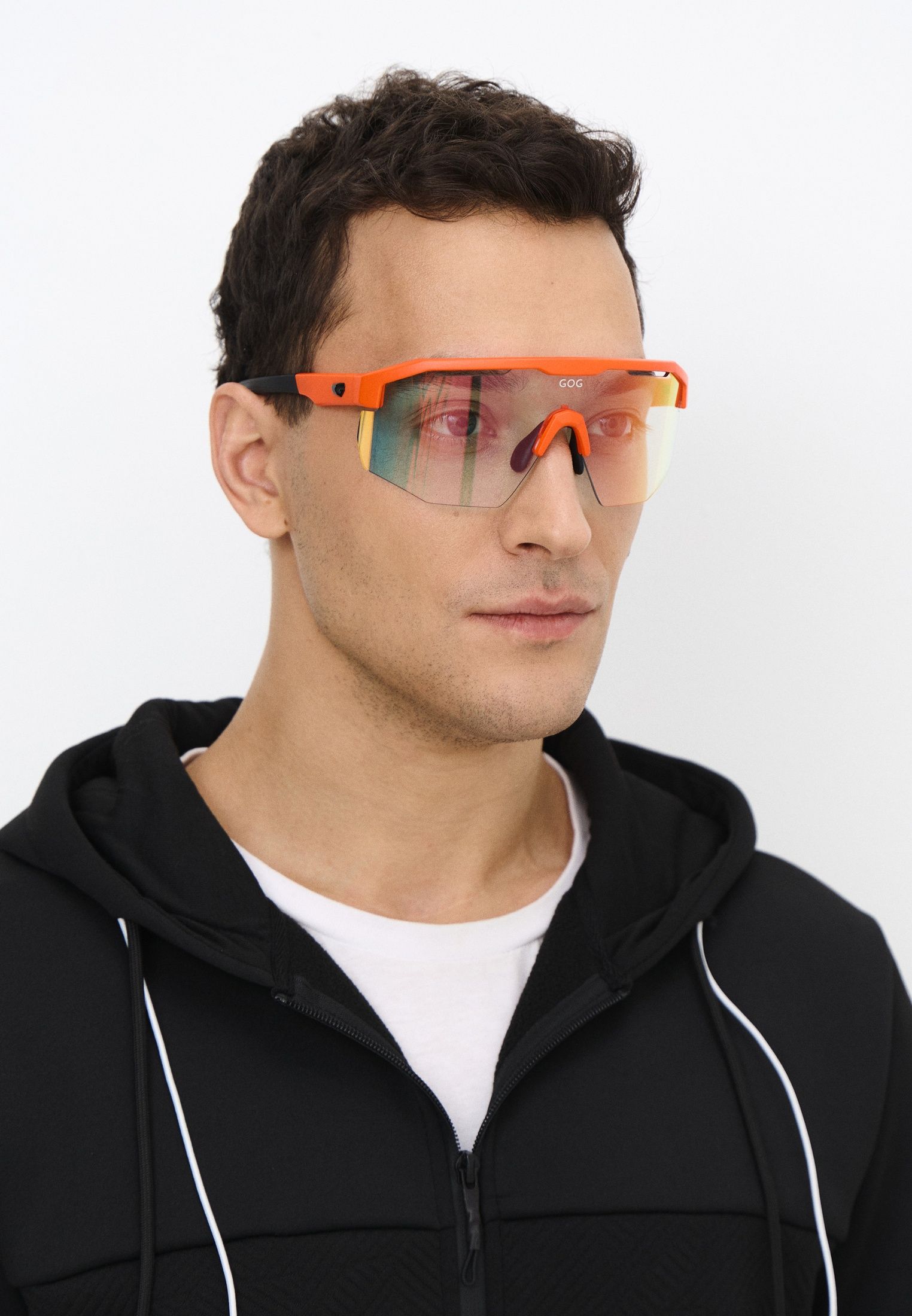 Купить Спортивные очки с диоптриями GOG Argo С / Matt Neon Orange-Black / Photochromic Red Lens, rx-e507-4cr 7ft.ru в интернет магазине Семь Футов