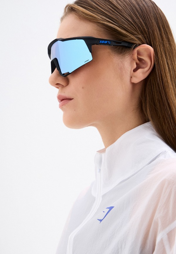 Купить Спортивные очки с диоптриями 100% Speedcraft / Matte Black / HiPER Blue Multilayer Mirror Lens, rx-056/60007-00004 7ft.ru в интернет магазине Семь Футов