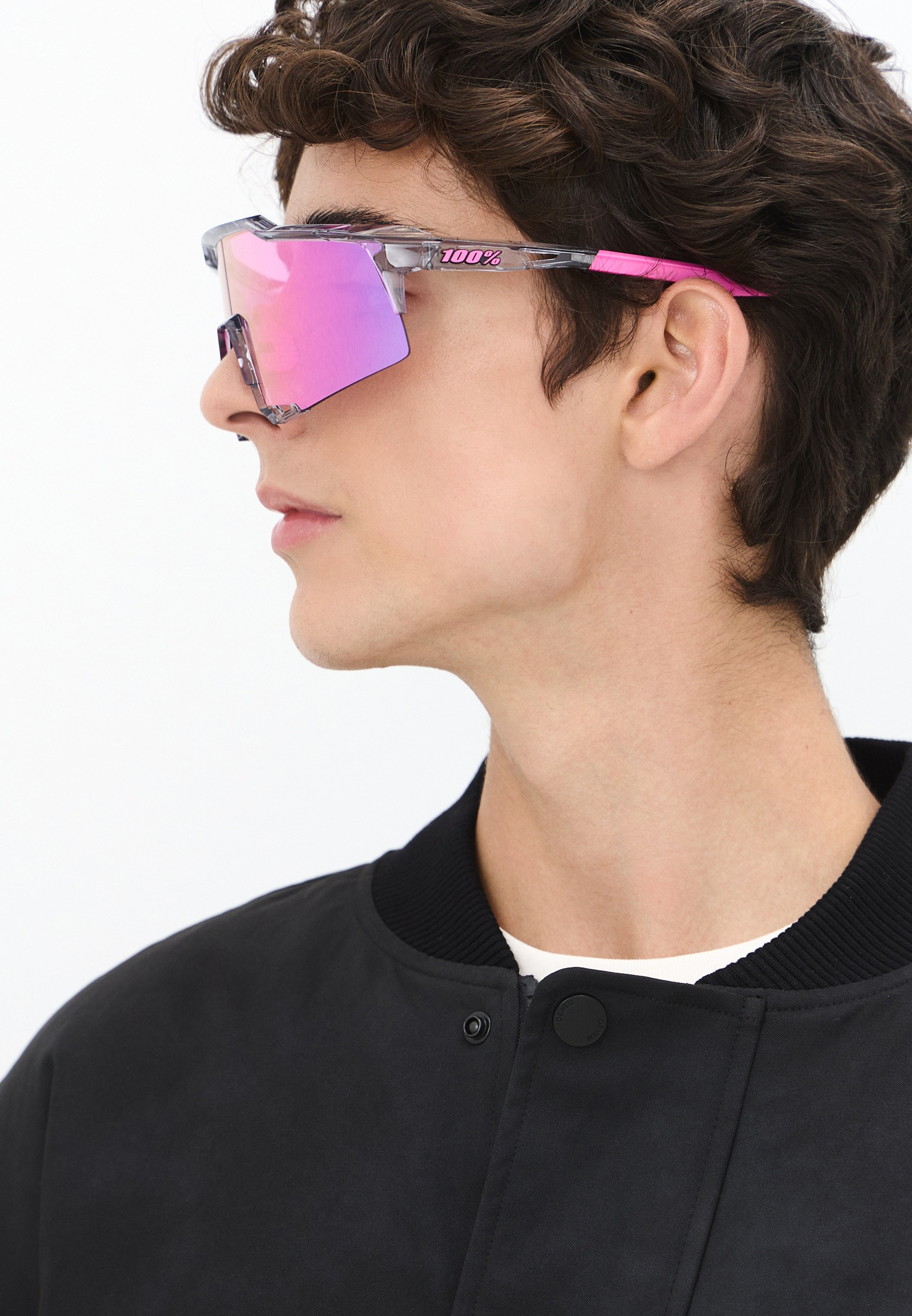Купить Спортивные очки с диоптриями 100% SPEEDCRAFT Tokyo Night - Purple Mirror Lens, rx-056/60007-00017 7ft.ru в интернет магазине Семь Футов