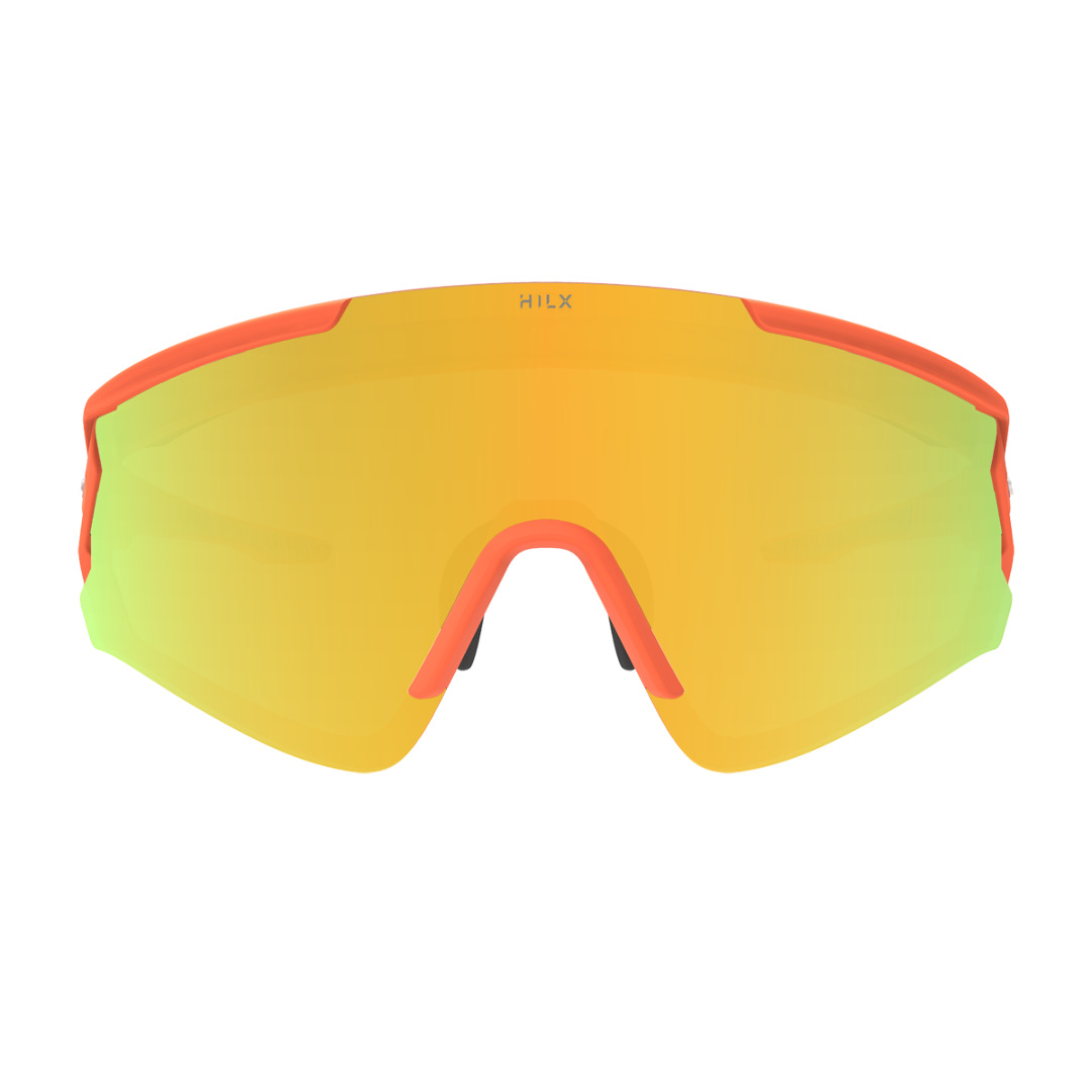 Купить Спортивные очки HILX Ronin Matt Orange / Gold Polarized Lens, hrn02201-rngd1 7ft.ru в интернет магазине Семь Футов
