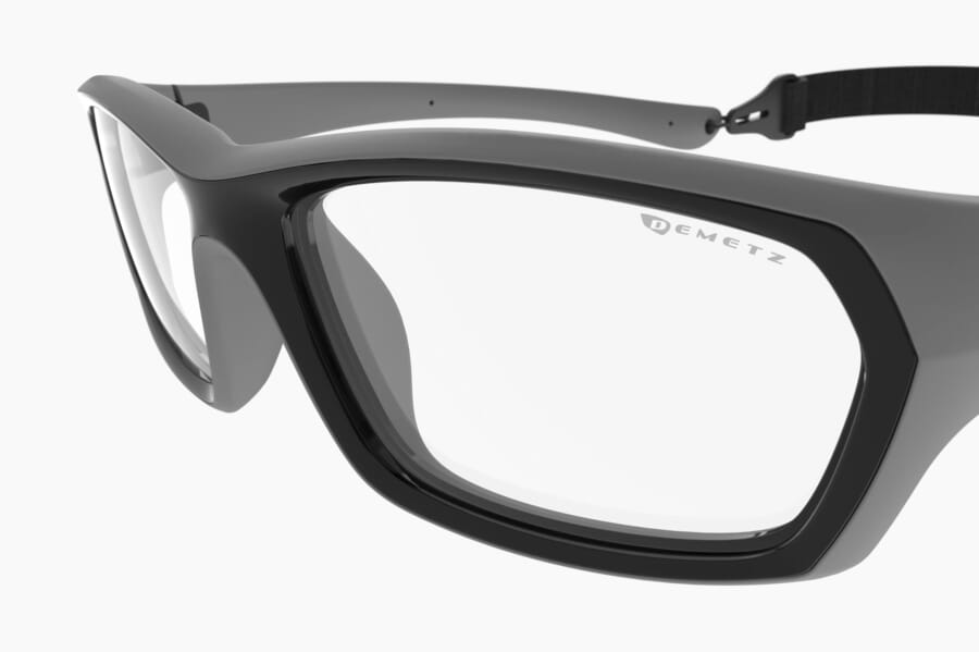 Купить Спортивные очки с диоптриями Demetz Softness R / Grey / Black Colorless Cat.0, softness2801i057 7ft.ru в интернет магазине Семь Футов