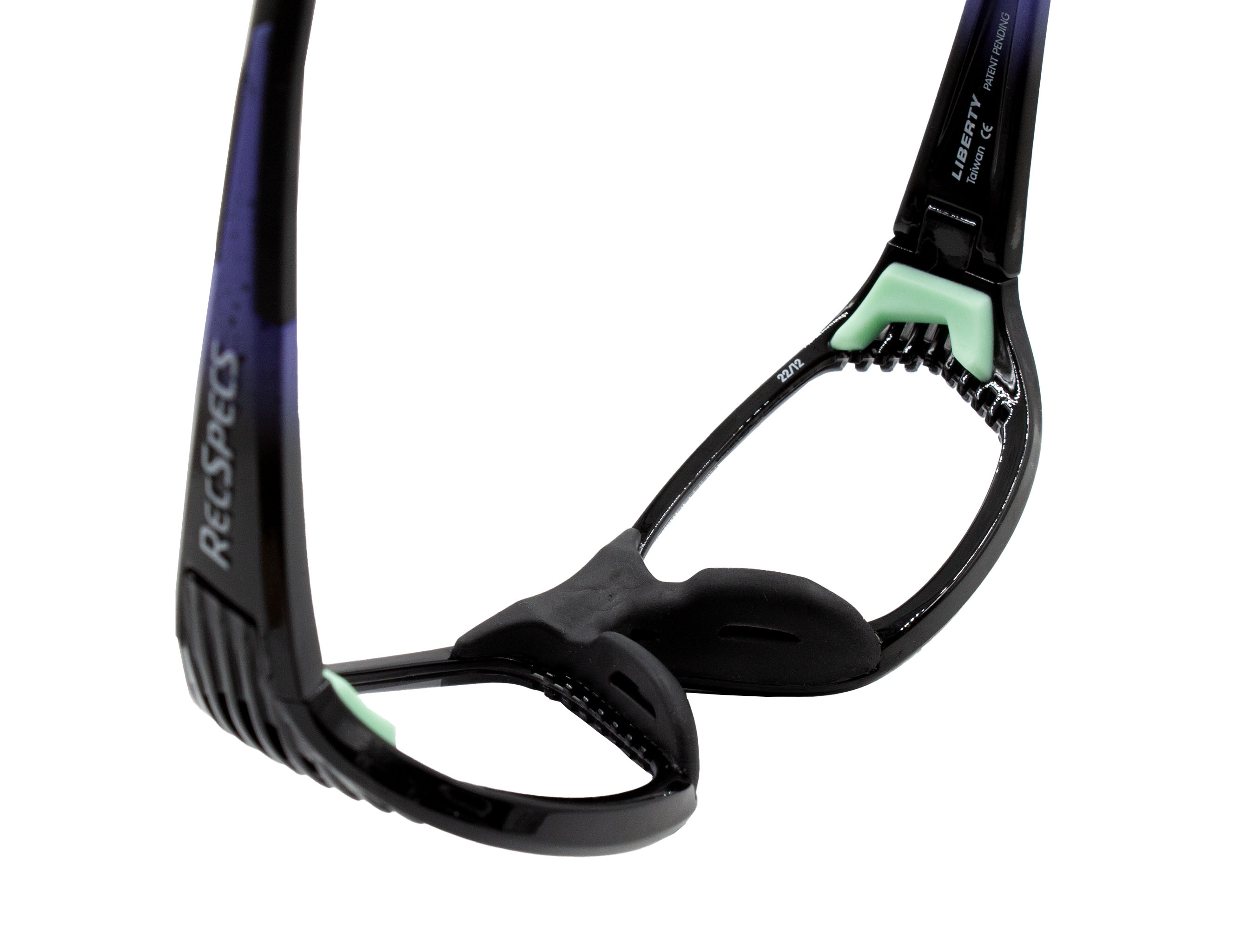 Купить Спортивные очки с диоптриями Rec Specs / Ma-1 / Shiny Black Purple Fade Speck, ma-1 bpfp5519130c 7ft.ru в интернет магазине Семь Футов