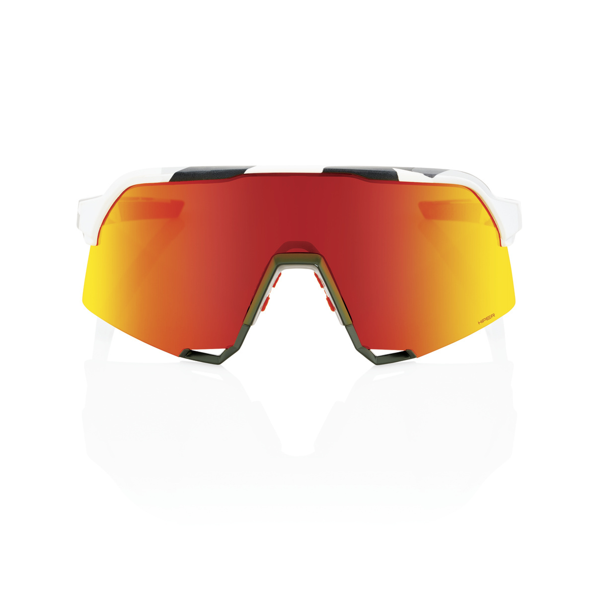 Купить Спортивные очки 100% S3 - Soft Tact Grey Camo - HiPER Red Multilayer Mirror Lens, 60005-00001 7ft.ru в интернет магазине Семь Футов