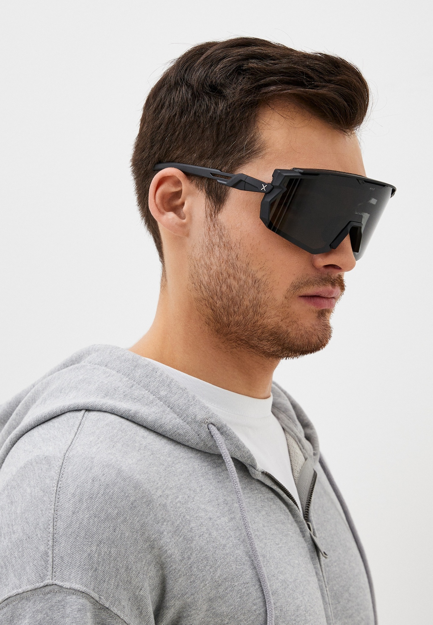 Купить Спортивные очки с диоптриями HILX Samurai / Matt Solid Black / Photochromic Lens, rx-738/hsm03901-smxph7 7ft.ru в интернет магазине Семь Футов