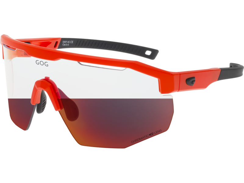 Купить Спортивные очки GOG Argo С / Matt Neon Orange-Black / Photochromic Red Lens, e507-4c 7ft.ru в интернет магазине Семь Футов