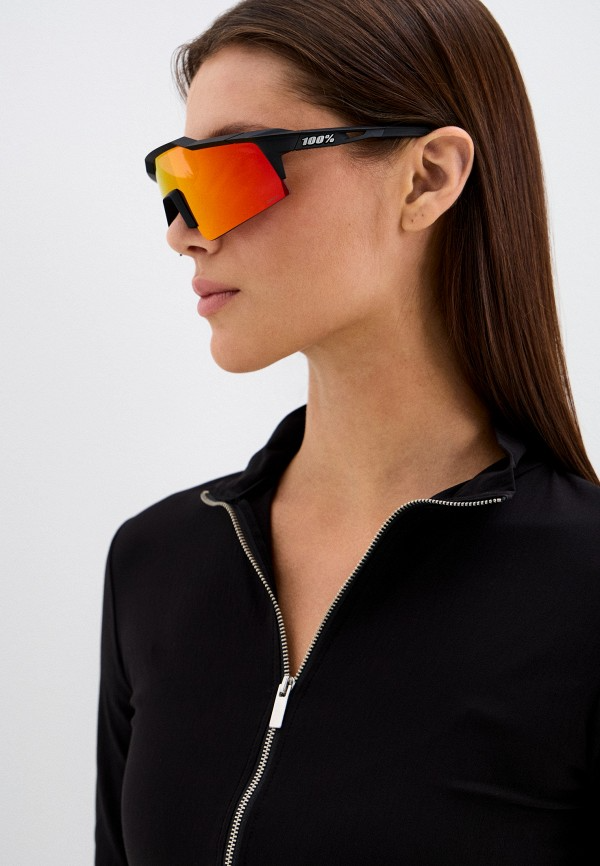 Купить Спортивные очки с диоптриями 100% Speedcraft SL / Soft Tact Black / HiPER Red Multilayer Mirror Lens, rx-056/60008-00005 7ft.ru в интернет магазине Семь Футов
