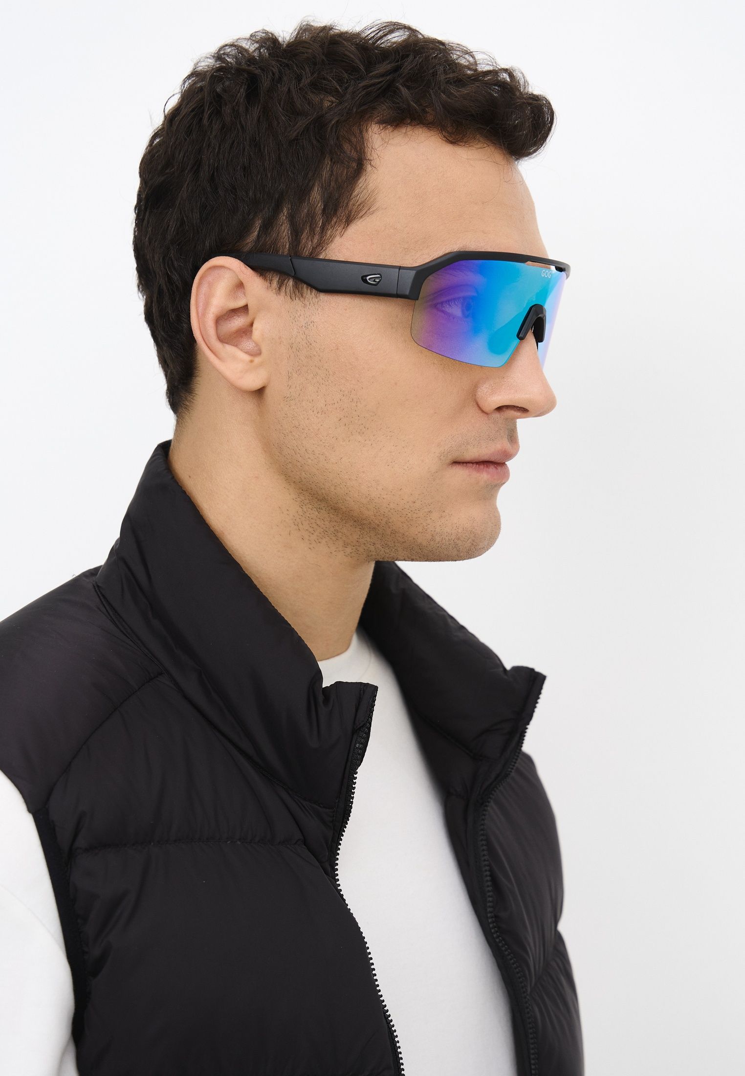 Купить Спортивные очки с диоптриями GOG Thor C / Matt Black / Photochromic Blue Lens, rx-e600-1cr 7ft.ru в интернет магазине Семь Футов