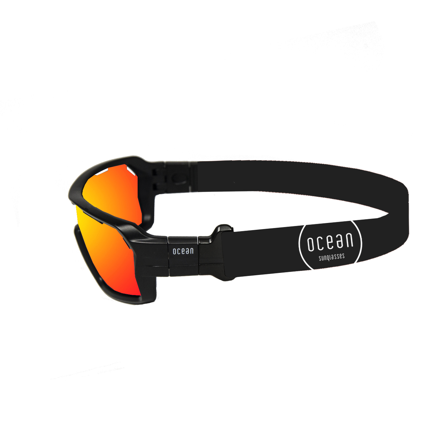 Купить Спортивные очки с диоптриями OCEAN Chameleon Black / Revo Orange Polarized lenses, rx-687/3703.1 7ft.ru в интернет магазине Семь Футов