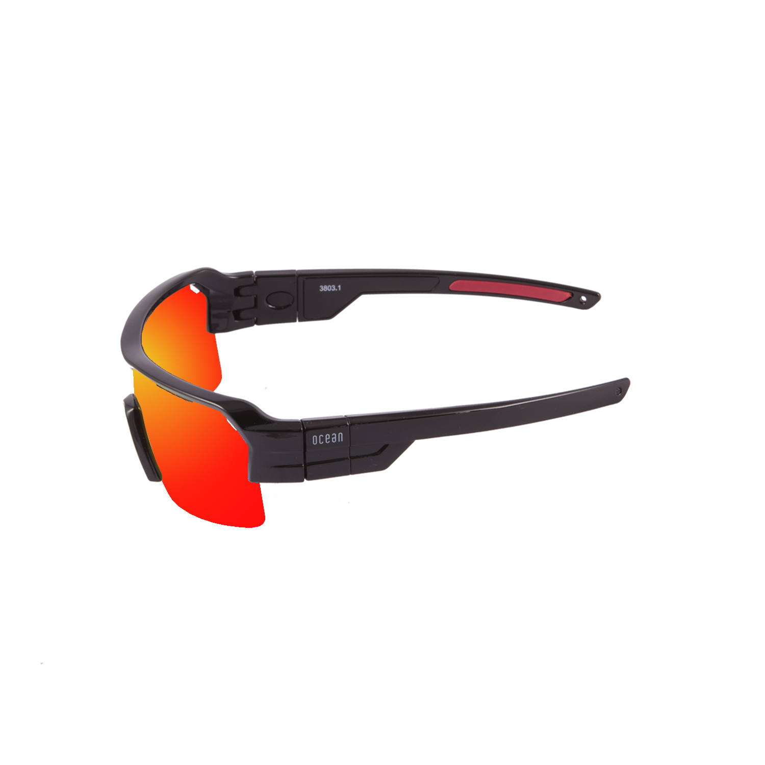 Купить Спортивные очки с диоптриями OCEAN Race Black / Revo Orange Polarized lenses, rx-687/3803.1x 7ft.ru в интернет магазине Семь Футов