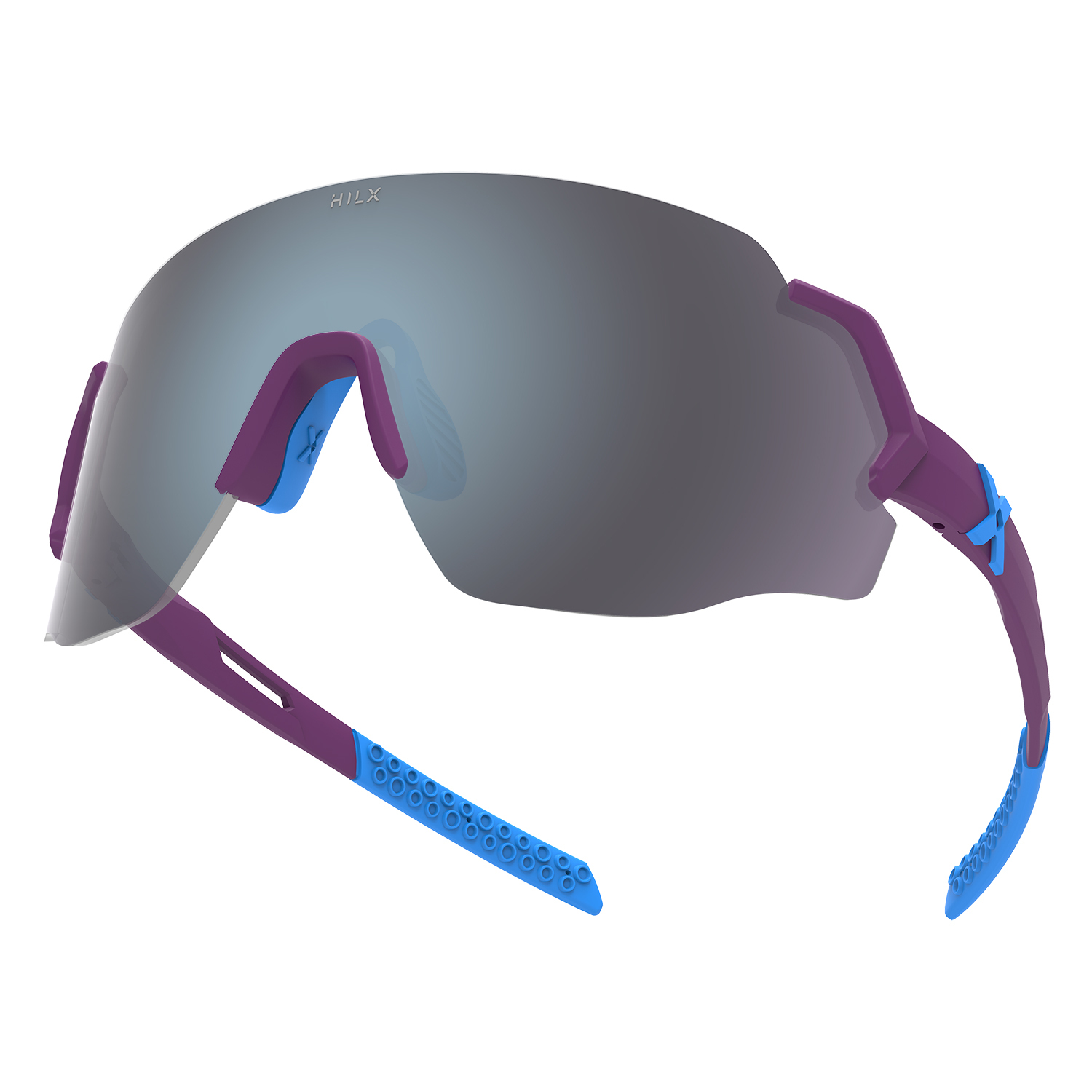Купить Спортивные очки с диоптриями HILX Savage (L) / Matt Purple Blue / Silver Lens, rx-562/hsa00405-sv4sl5 7ft.ru в интернет магазине Семь Футов