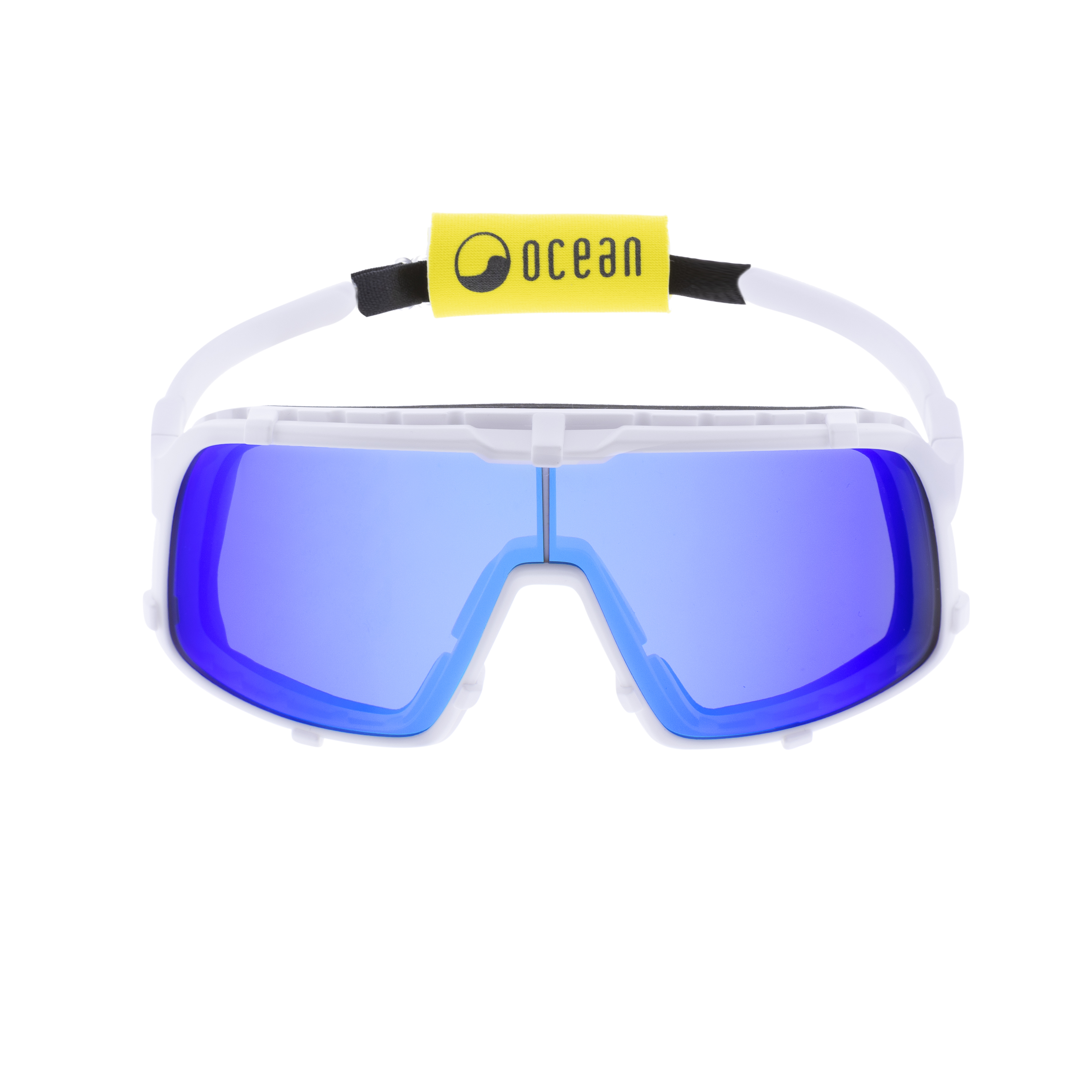 Купить Спортивные очки OCEAN Leucate White / Blue revo lenses 7ft.ru в интернет магазине Семь Футов