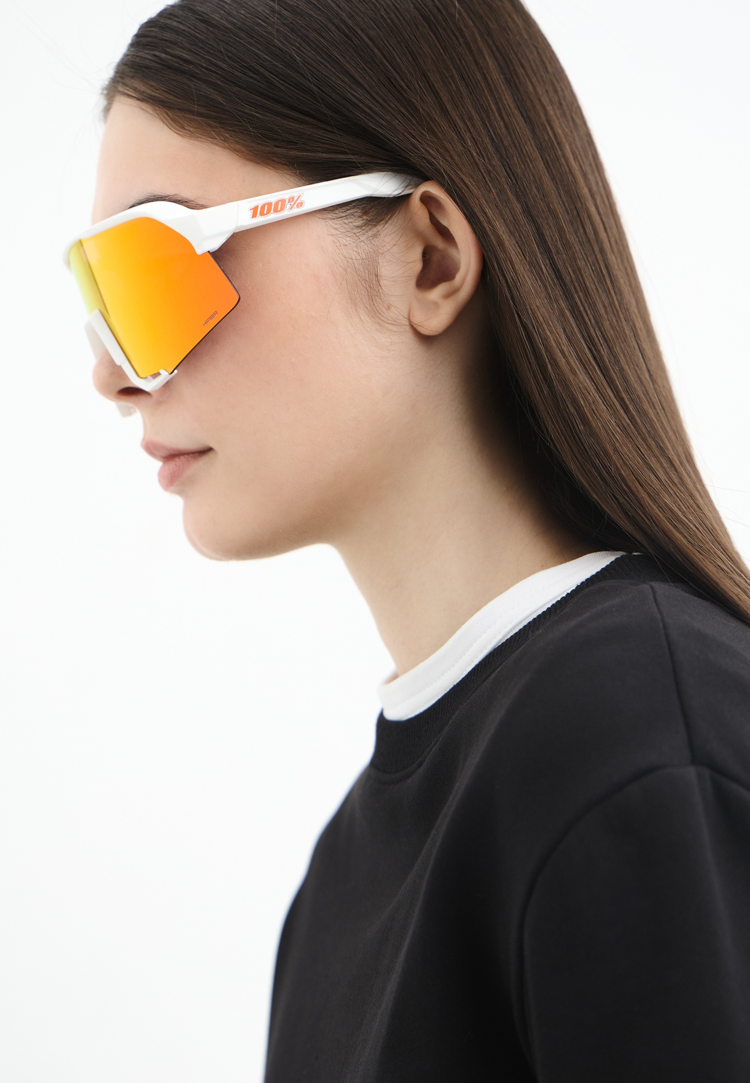 Купить Спортивные очки с диоптриями 100% S3 Soft Tact White - HiPER Red Mirror Lens, rx-056/60005-00009 7ft.ru в интернет магазине Семь Футов