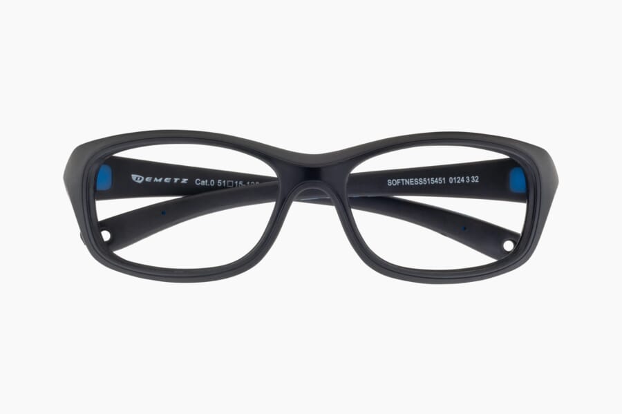 Купить Спортивные очки с диоптриями Demetz Softness R / Matte Black / Matte Blue Colorless Cat.0, softness515451 7ft.ru в интернет магазине Семь Футов
