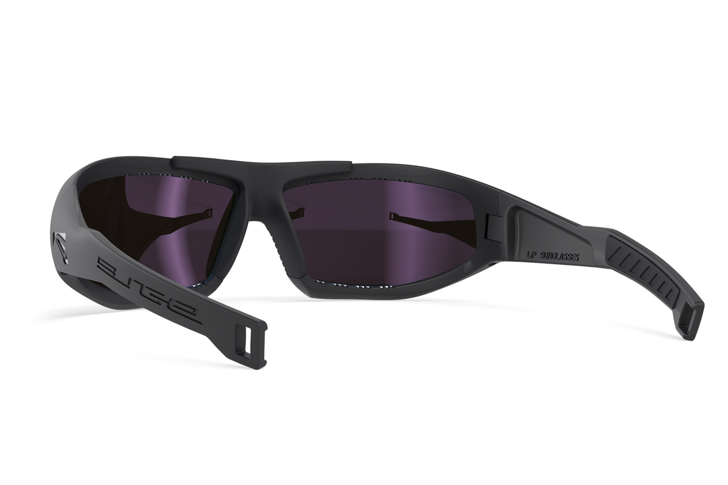 Купить Спортивные очки LiP Surge Aero / Matt Black - Black / PC Polarized / Vivide Ice Blue, 3737 7ft.ru в интернет магазине Семь Футов