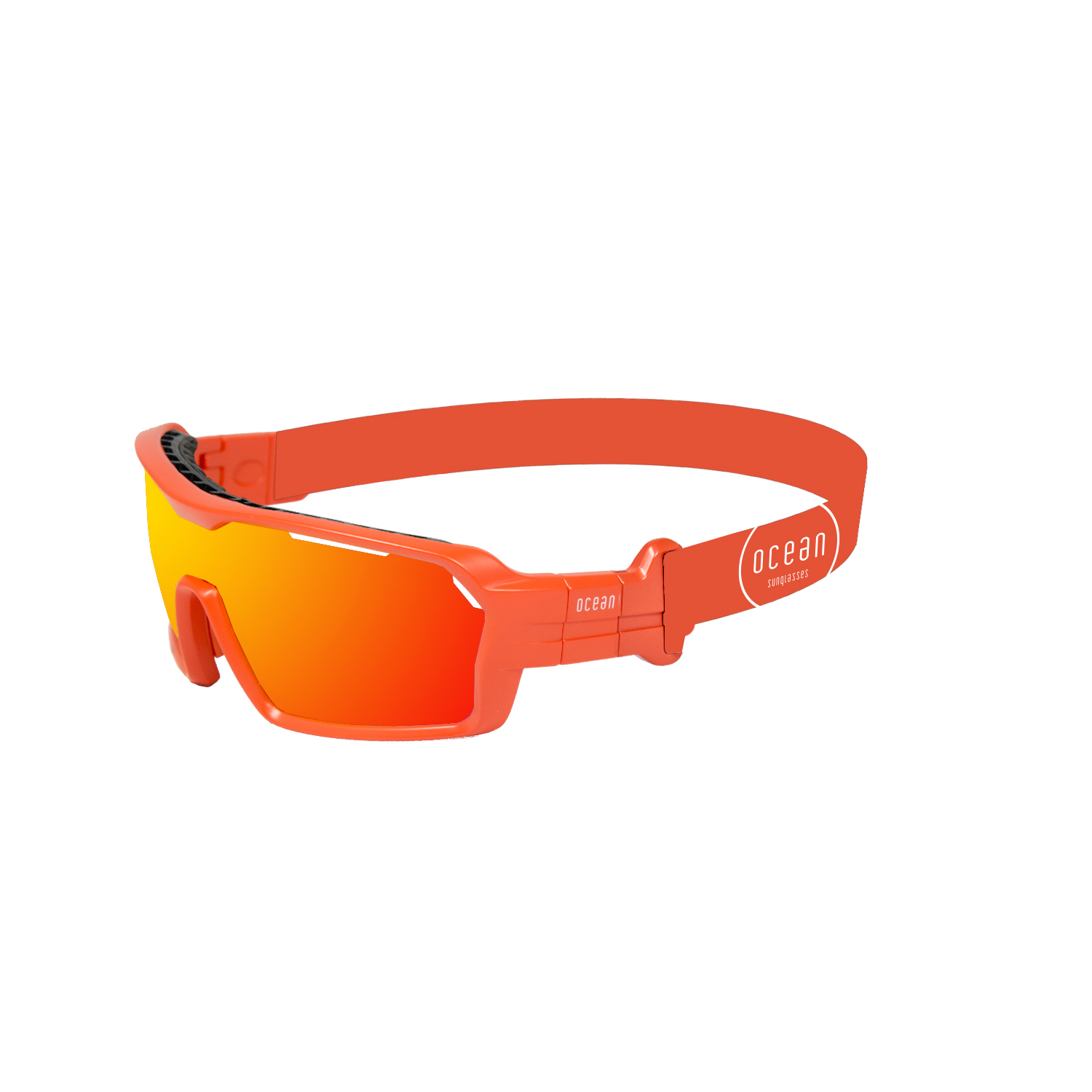 Купить Спортивные очки с диоптриями OCEAN Chameleon Matt Orange / Revo Orange Polarized lenses, rx-687/3700.5 7ft.ru в интернет магазине Семь Футов