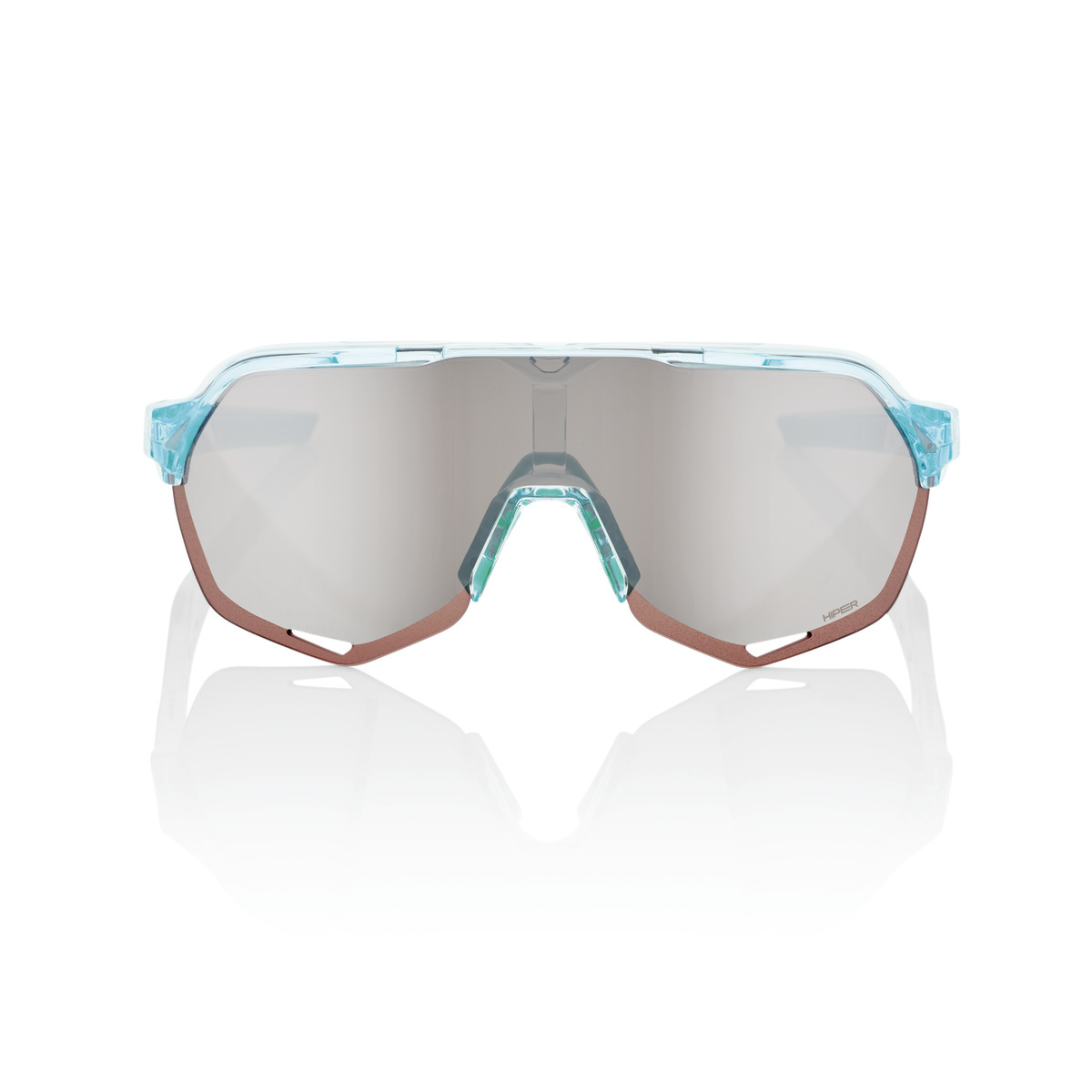 Купить Спортивные очки 100% S2 / Polished Translucent Mint / HiPER Silver Mirror Lens, 60006-00004 7ft.ru в интернет магазине Семь Футов