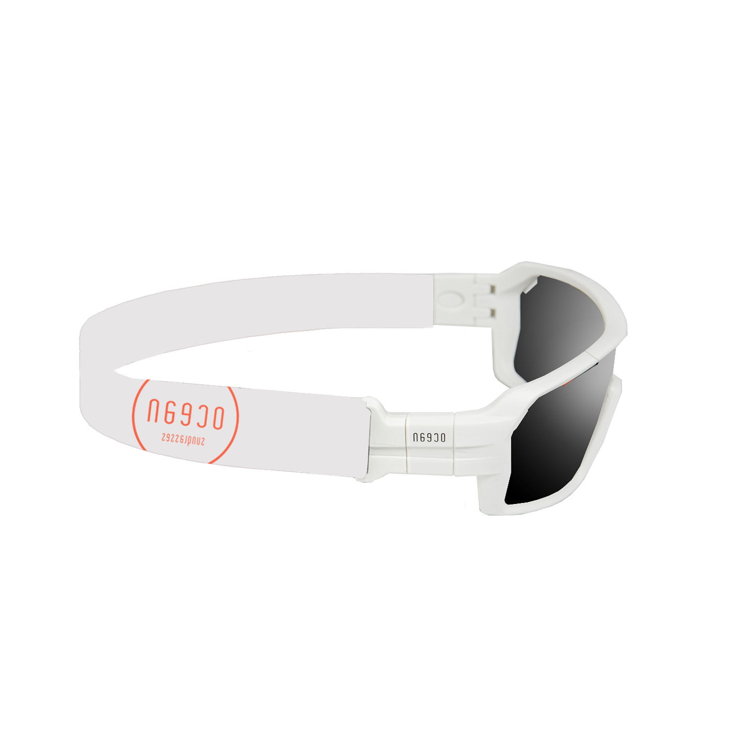 Купить Спортивные очки с диоптриями OCEAN Chameleon Matt White / Grey Polarized lenses, rx-687/3700.2 7ft.ru в интернет магазине Семь Футов