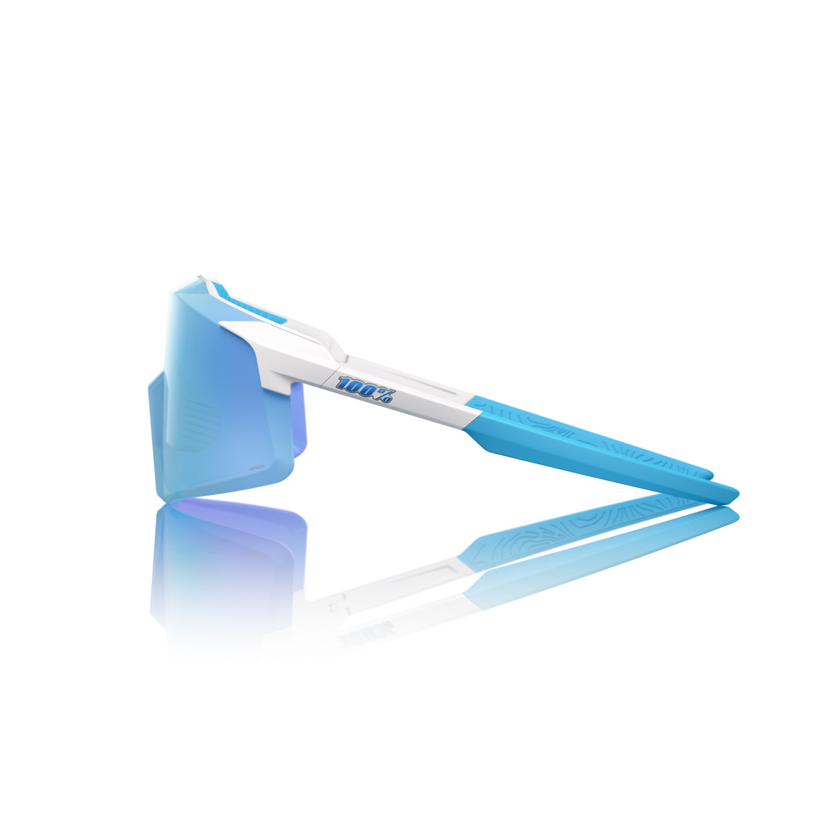 Купить Спортивные очки 100% AEROCRAFT Matte White - HiPER Blue Mirror Lens, 60032-00011 7ft.ru в интернет магазине Семь Футов