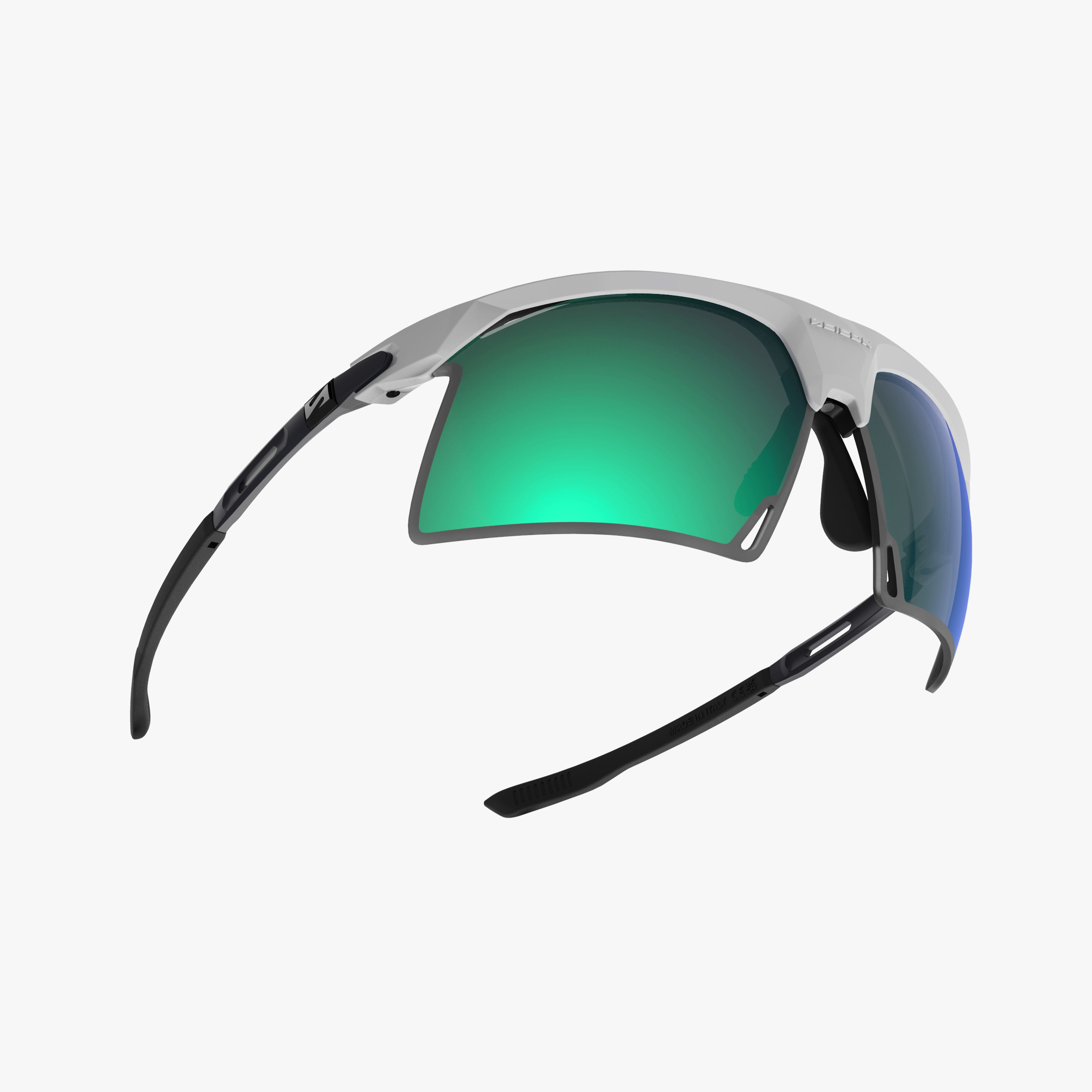 Купить Спортивные очки c диоптриями Scicon Aerobeam Titanium Sunglasses White Matt Multi Mirror Green + Pink, rx-375/ey421708 7ft.ru в интернет магазине Семь Футов