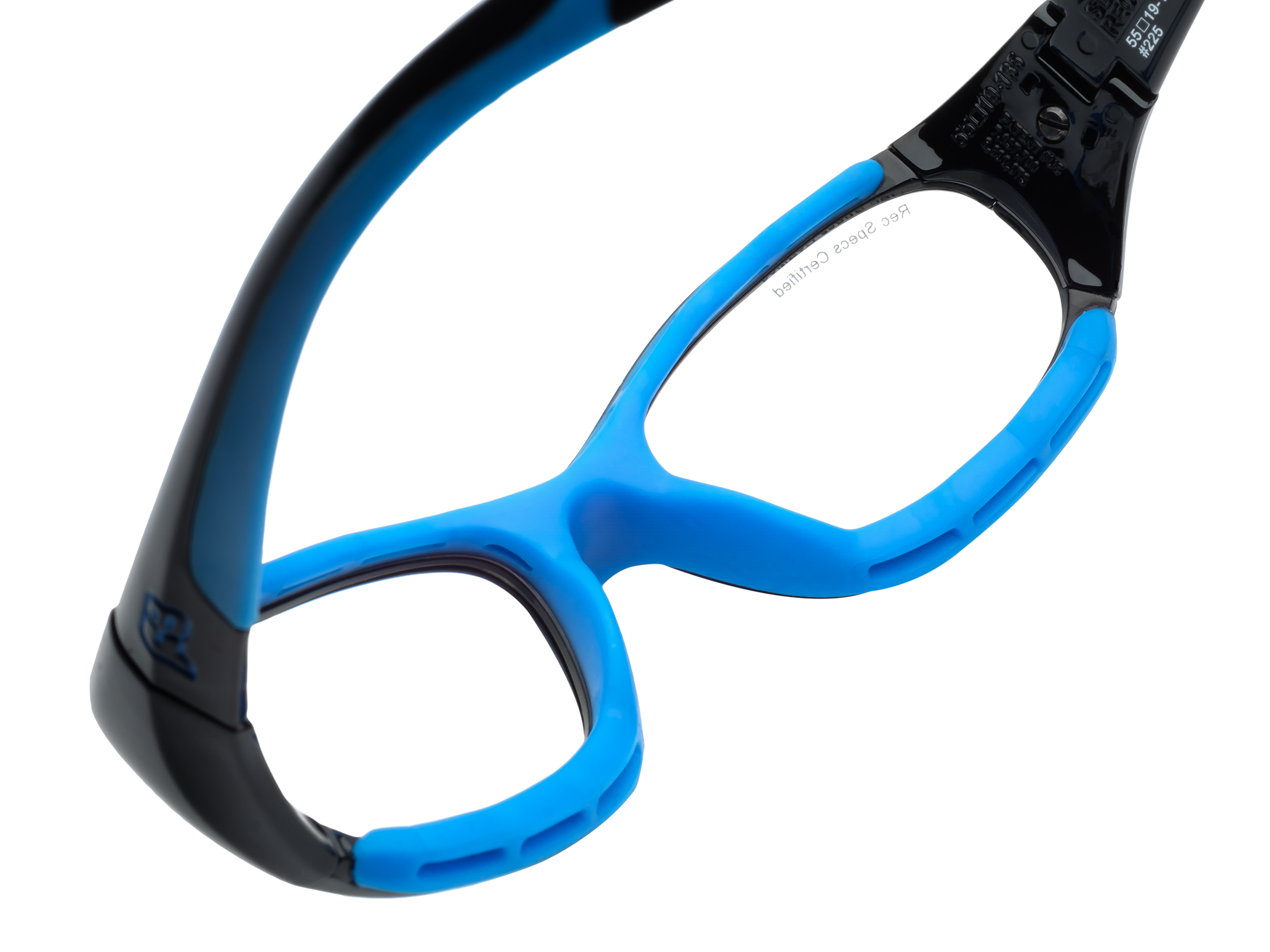 Купить Спортивные очки с диоптриями Rec Specs / Slam XL / Shiny Black Cyan, slamxlsbcy5519135csf 7ft.ru в интернет магазине Семь Футов