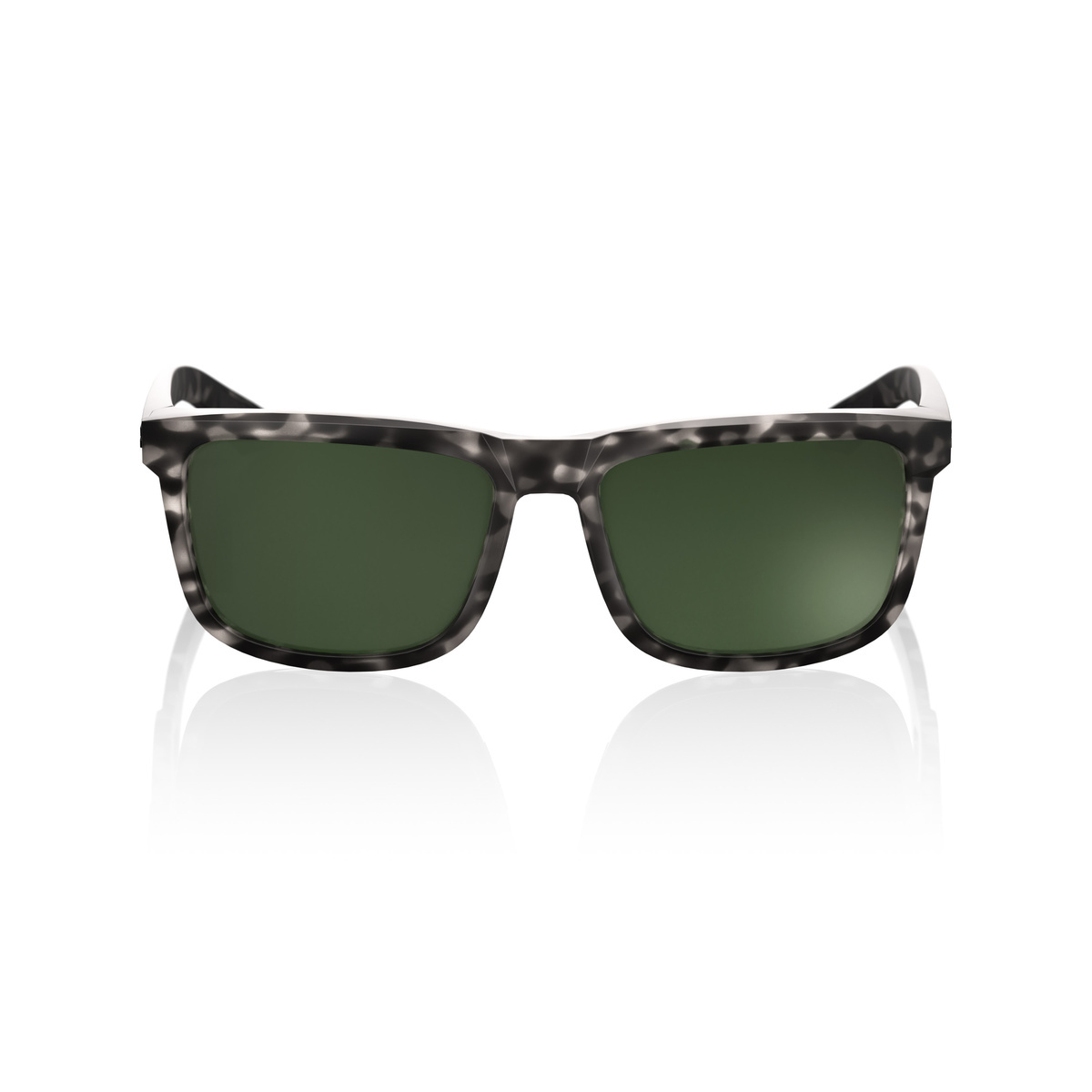 Купить Спортивные очки 100% BLAKE Matte Black Havana - Grey-Green Lens, 60028-00027 7ft.ru в интернет магазине Семь Футов