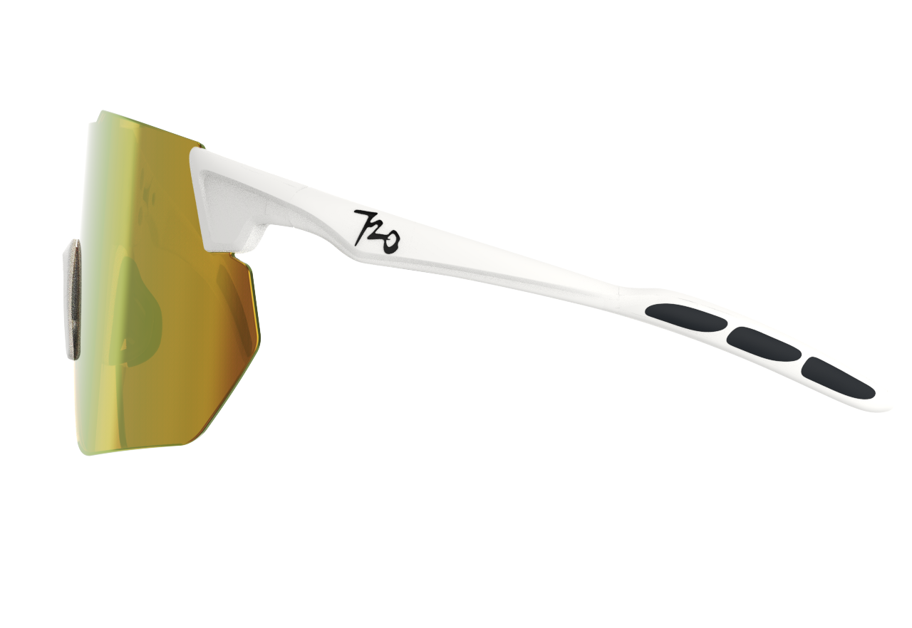 Купить Спортивные очки с диоптриями 720armour Kamikaze C9 / Matte White / Gold Lens, rx-089/b369c9-wh/gd 7ft.ru в интернет магазине Семь Футов