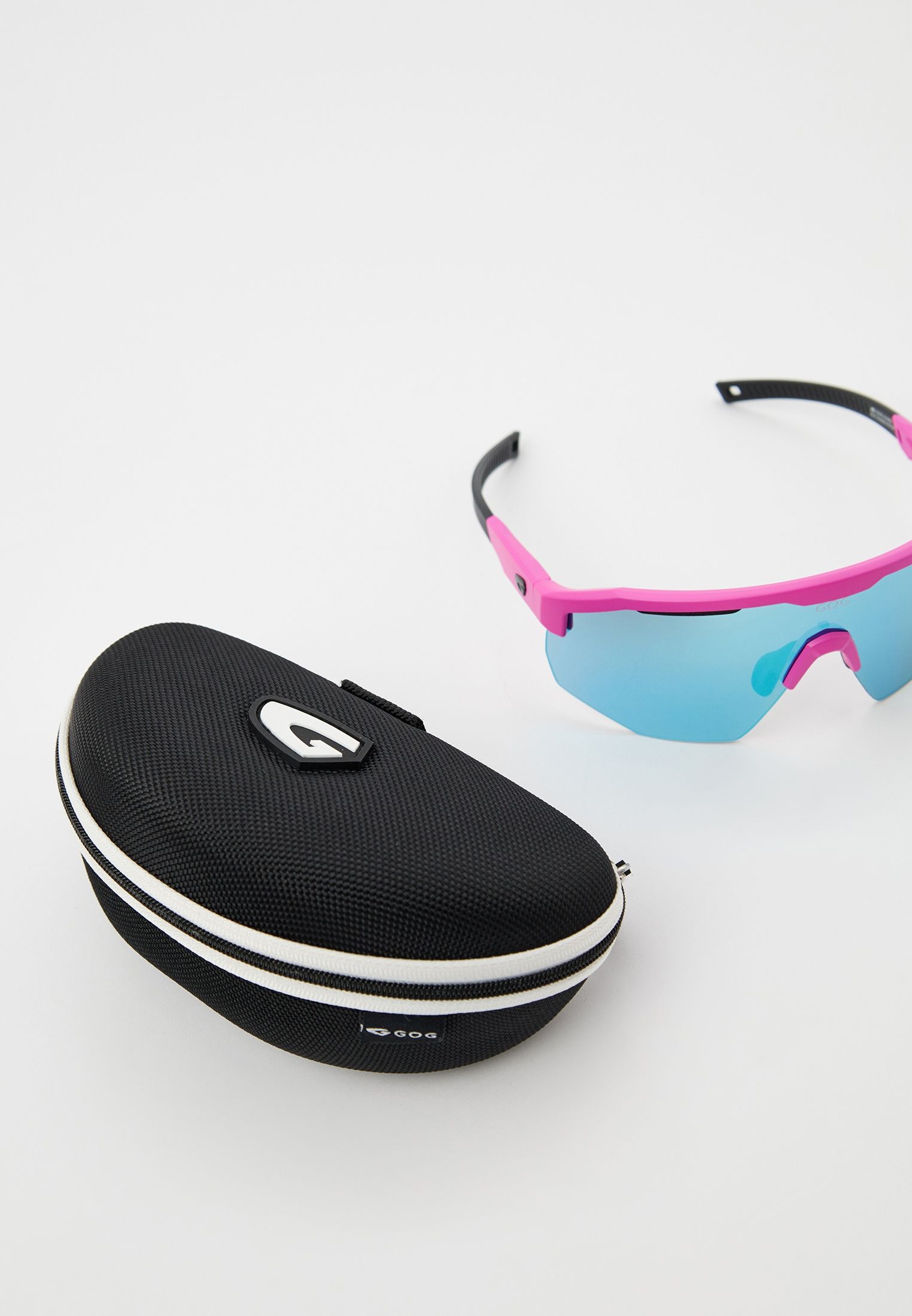 Купить Спортивные очки с диоптриями GOG Argo / Matt Neon Pink-Black / White-Blue Lens, rx-023/e506-2 7ft.ru в интернет магазине Семь Футов