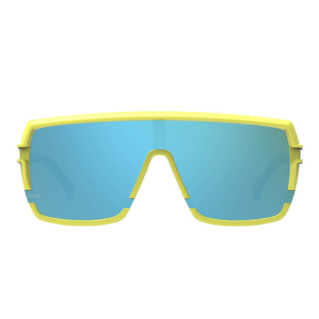 Купить Спортивные очки HILX Youngblood Matte Yellow Blue / Light Blue Lens, hyb00711-ybbl8 7ft.ru в интернет магазине Семь Футов