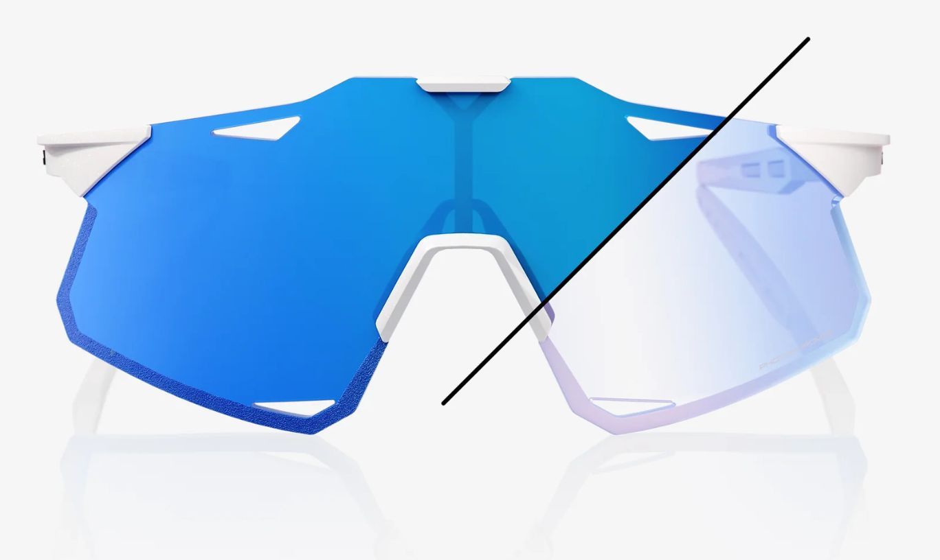 Купить Спортивные очки 100% HYPERCRAFT LE Bastille- Pearl White Glitter - Blue Mirror Photochromic Lens, 60000-00025 7ft.ru в интернет магазине Семь Футов