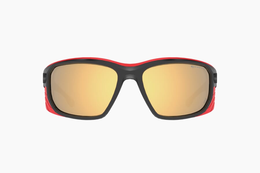 Купить Спортивные очки Demetz Piment 2.0 / Matt Black / Matt Red Brown With Gold Mirror Cat.3, piment205163bk57 7ft.ru в интернет магазине Семь Футов