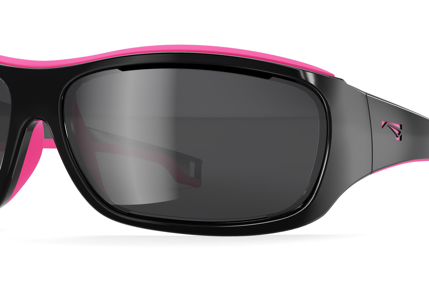 Купить Спортивные очки LiP Tide / Gloss Black - Pink Rubber / PC Polarized / Levante Series Chroma Smoke, 3287 7ft.ru в интернет магазине Семь Футов