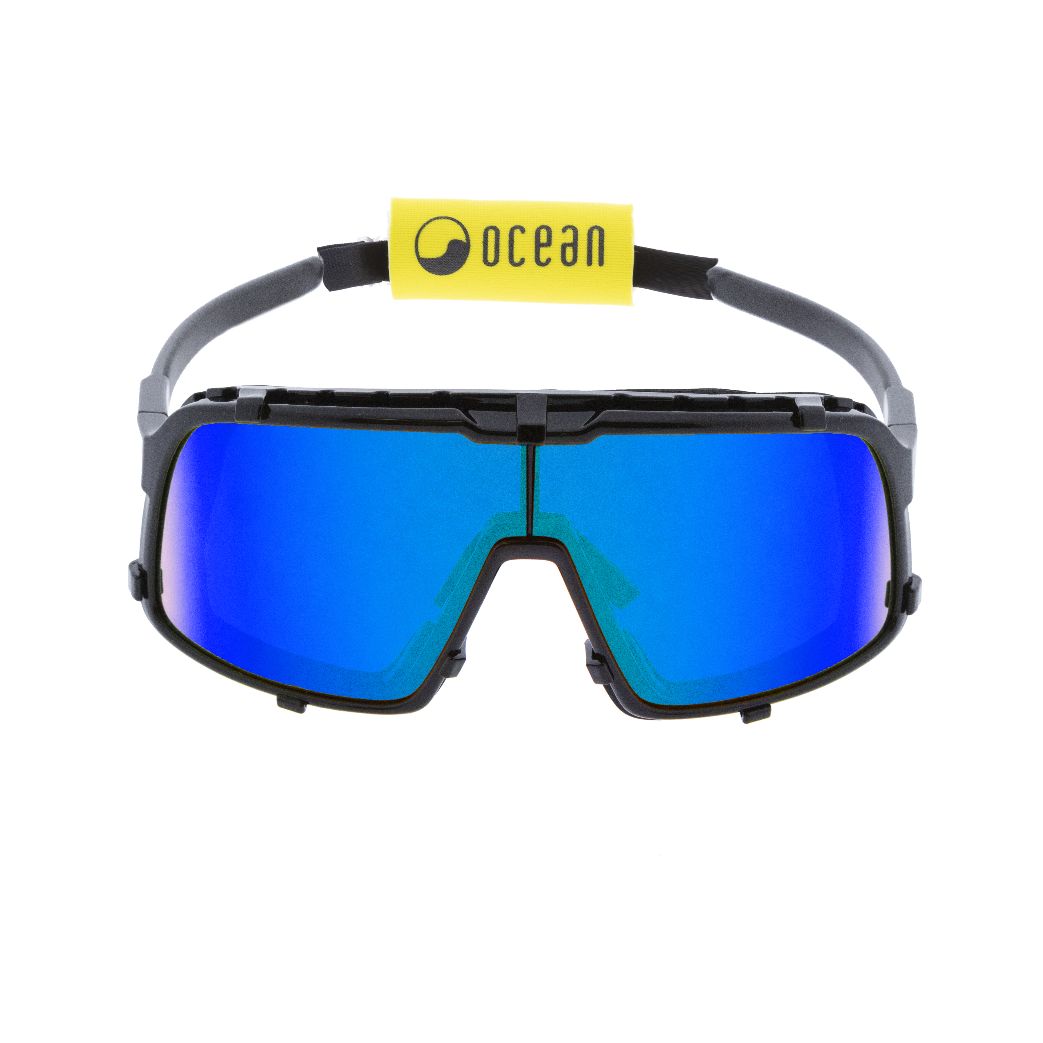 Купить Спортивные очки OCEAN Leucate Matte black / Blue revo lenses 7ft.ru в интернет магазине Семь Футов