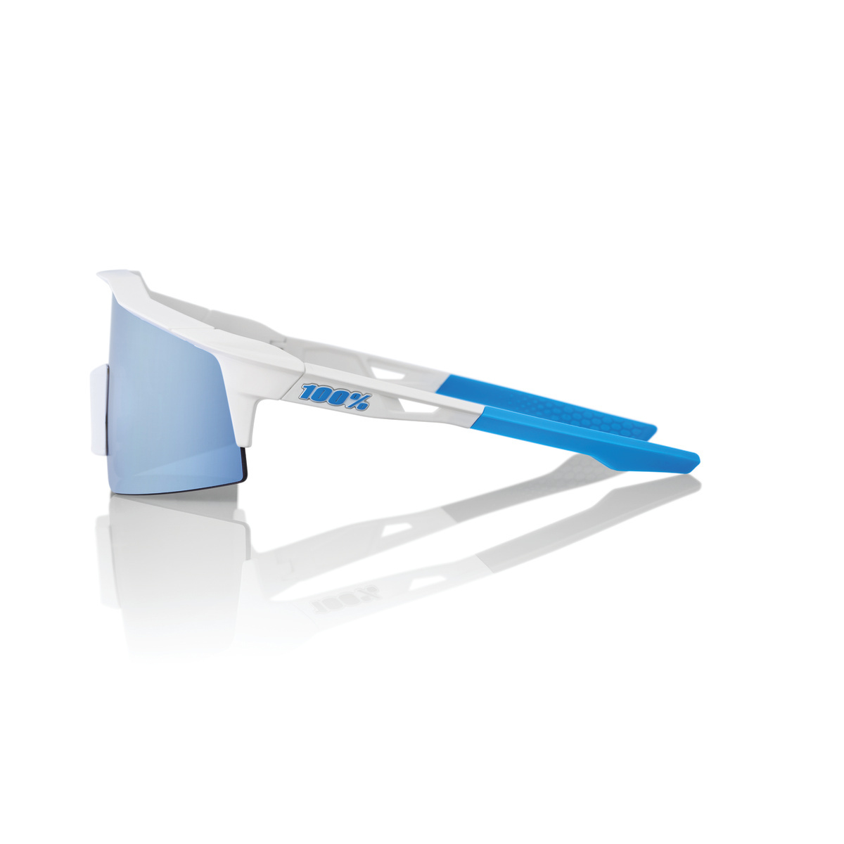 Купить Спортивные очки с диоптриями 100% Speedcraft SL / Movistar Team White / HiPER Blue Multilayer Mirror Lens, rx-056/60008-00009 7ft.ru в интернет магазине Семь Футов