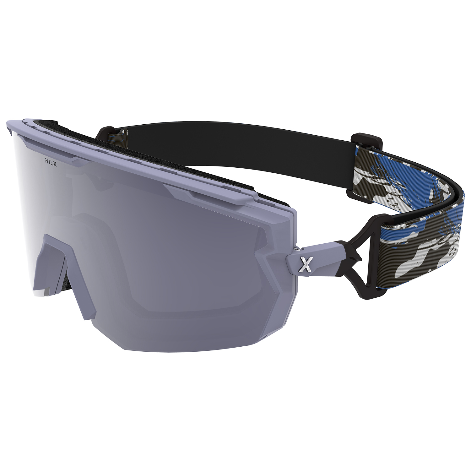 Купить Спортивные очки с диоптриями HILX Samurai / Matt Solid Grey / Black Mirror Polarized Lens + Clear Lens, rx-738/hsm03903-smpbk2 7ft.ru в интернет магазине Семь Футов