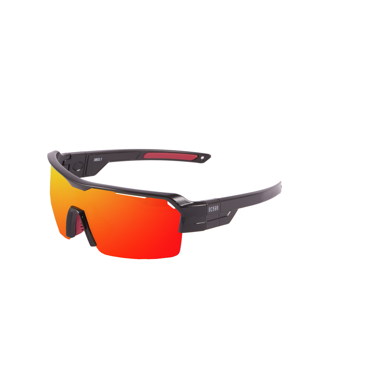 Купить Спортивные очки с диоптриями OCEAN Race Black / Revo Orange Polarized lenses, rx-687/3803.1x 7ft.ru в интернет магазине Семь Футов