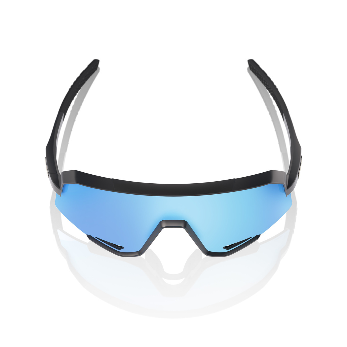 Купить Спортивные очки с диоптриями 100% Slendale / Matte Black / HiPER Blue Multilayer Mirror, rx-018/60057-00003 7ft.ru в интернет магазине Семь Футов