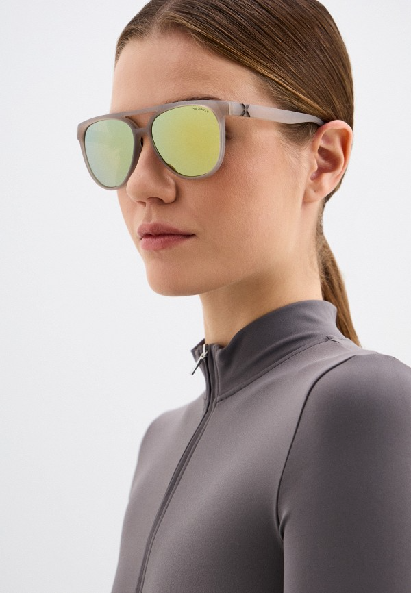 Купить Спортивные очки HILX Valkyrie Matt Milky Light Brown / Gold Mirror Polarized Lens, hvk05302-vkpgd2 7ft.ru в интернет магазине Семь Футов