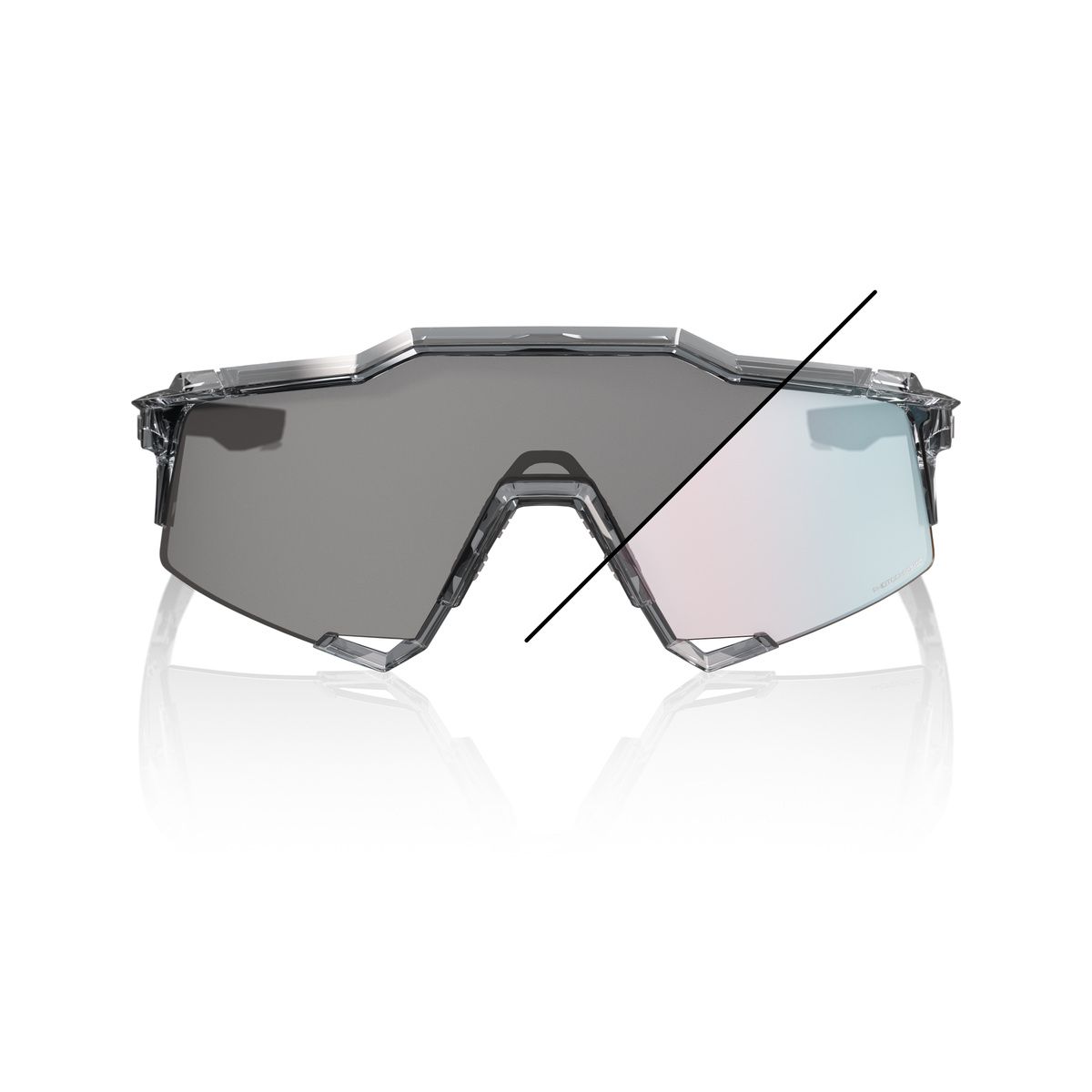 Купить Спортивные очки 100% SPEEDCRAFT Polished Translucent Grey - Rose Gold Mirror Photochromic Lens, 60007-00034 7ft.ru в интернет магазине Семь Футов