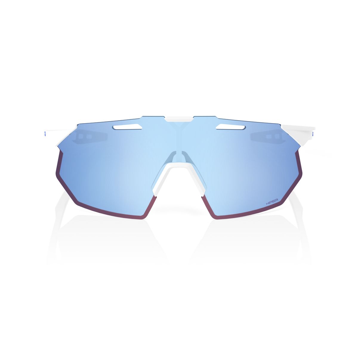 Купить Спортивные очки 100% HYPERCRAFT SQ Soft Tact White - HiPER Blue Mirror Lens, 60001-00004 7ft.ru в интернет магазине Семь Футов