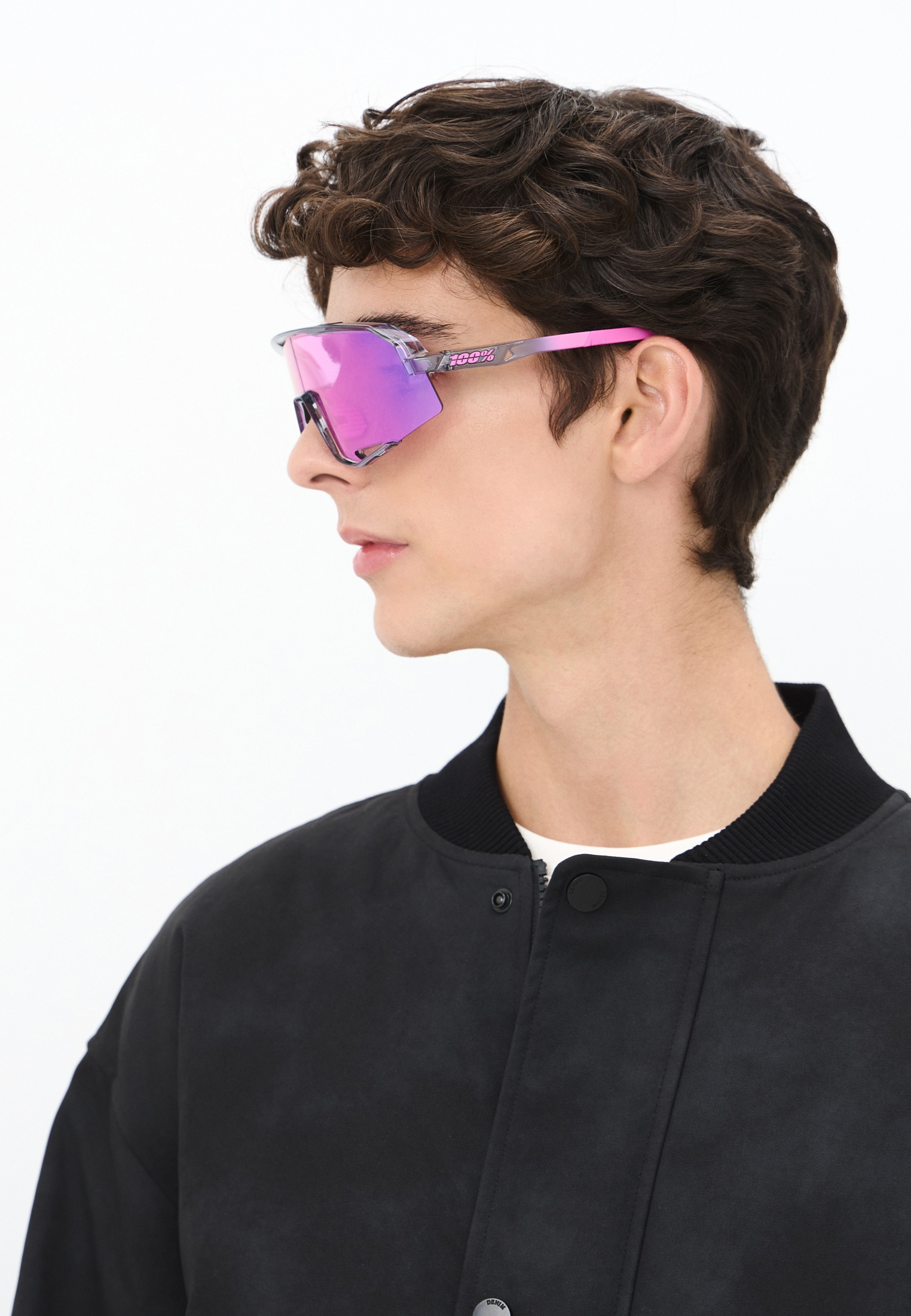 Купить Спортивные очки с диоптриями 100% SLENDALE Tokyo Night - Purple Mirror Lens, rx-018/60057-00005 7ft.ru в интернет магазине Семь Футов
